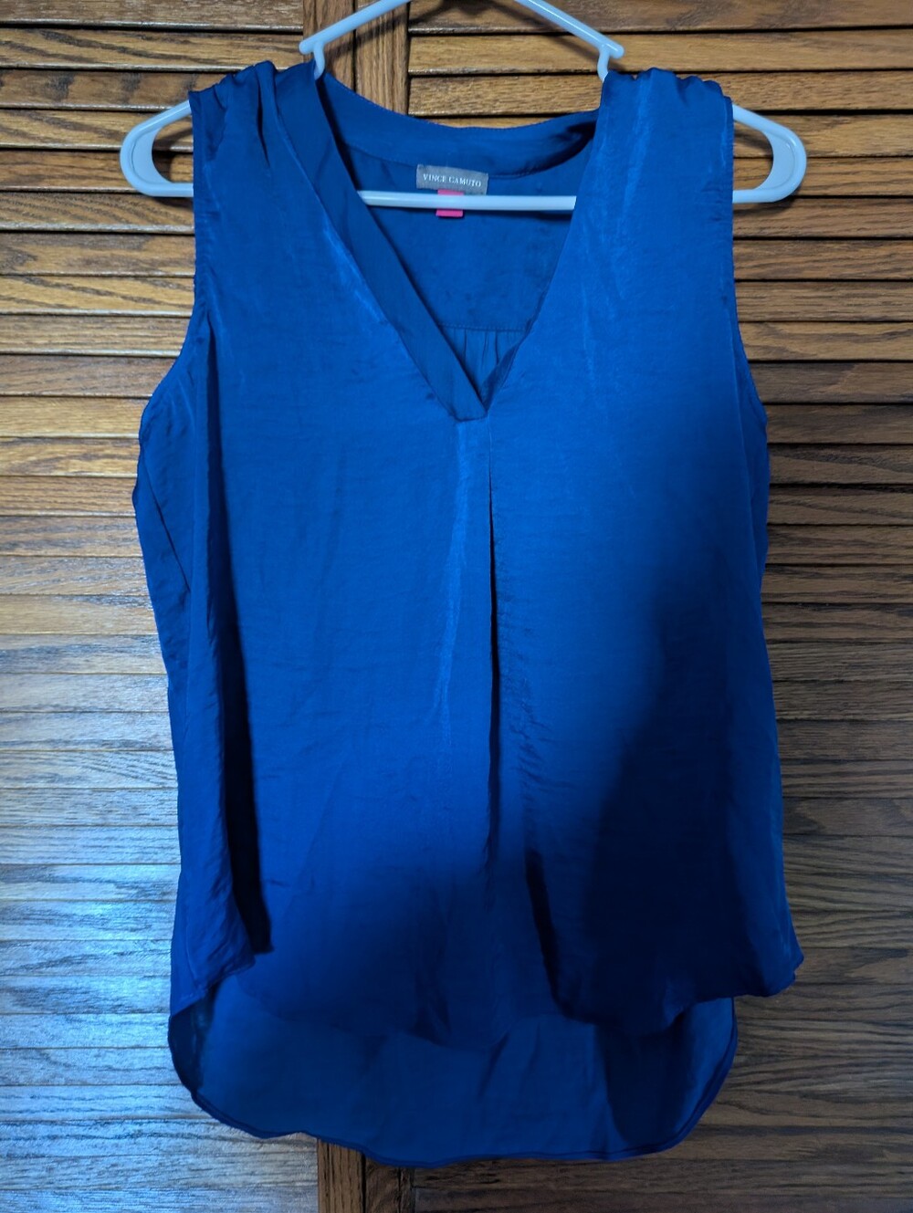 Vince Camuto NWOT Blue Sleeveless Ladies Blouse Size‎ Small